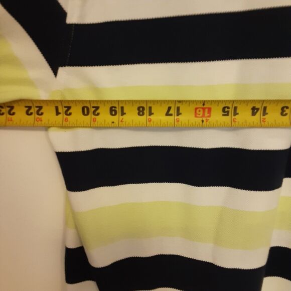 Brooks Brothers Performance Polo Men's L Original Fit Shirt Blue Green Stripes - Picture 8 of 9